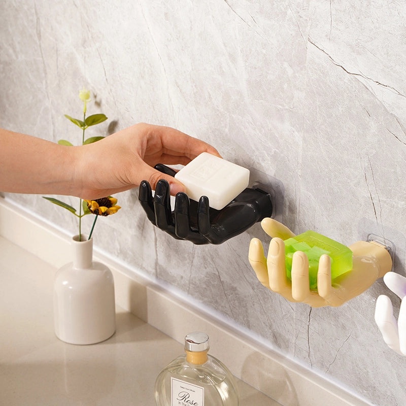 Hand-shaped Strong Wall Hook Non-marking No-drill Key Holder Bathroom Storage Rack|Home Organization Accessories