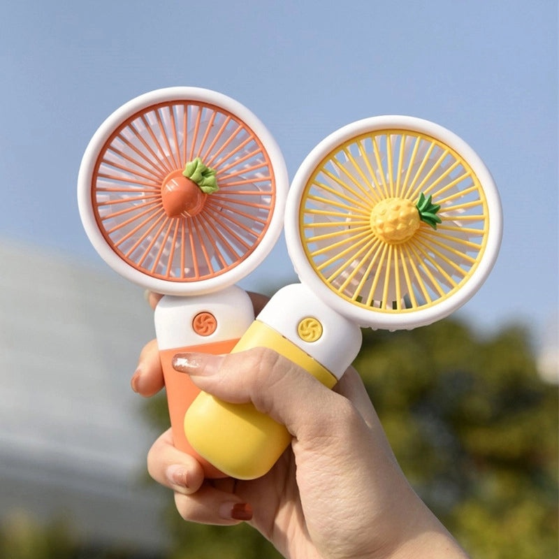 Mini Portable Solid Color Plastic Fan|Home & Garden Accessories