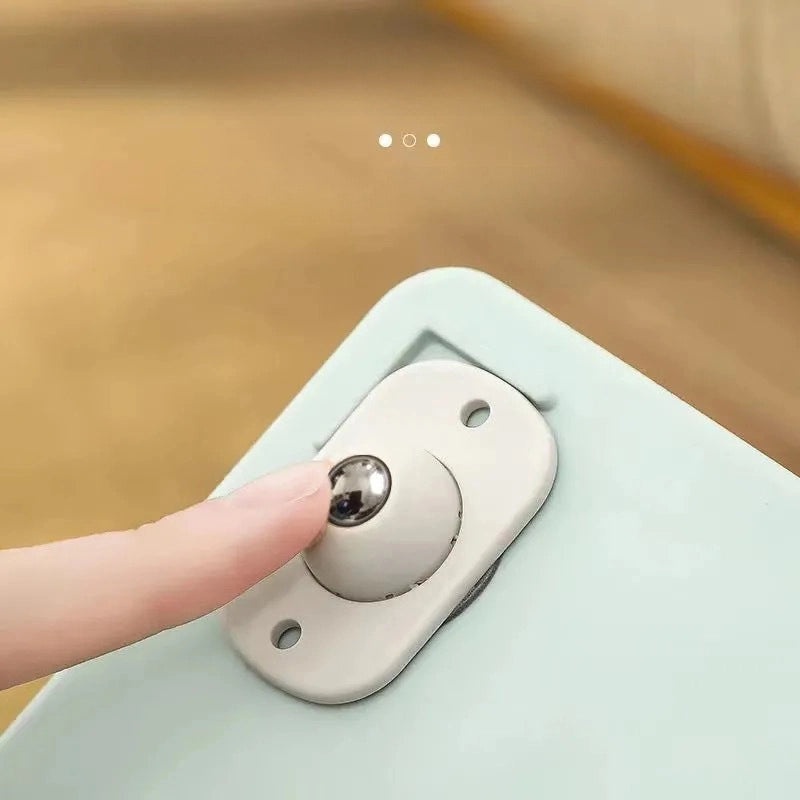 Universal Pulley Compatible with 4 Devices Rack Roller Trash Can Wheel Bed Storage Box Wheel|Home Improvement Accessories