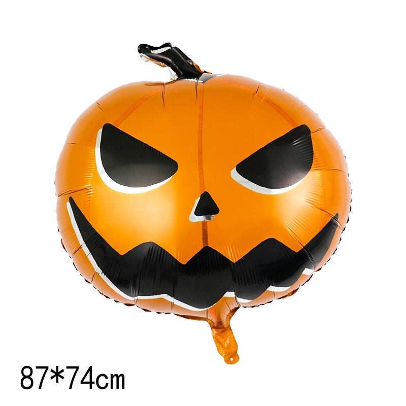 Halloween Hip-Hop Ghost Pattern Aluminum Foil Balloons for Party Festival Decoration|Party Supplies Balloons