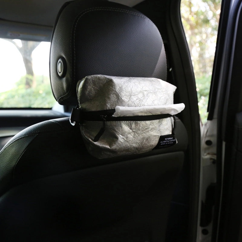 Portable DuPont Paper Tissue Box Storage Bag for Outdoor Camping Car Hanging | Outdoor Gear