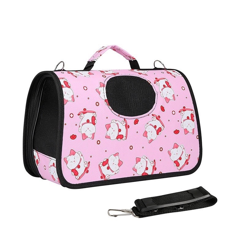 Foldable Space Capsule Pet Carrier Backpack for Small Dogs and Cats Portable Outing Cage Bag|Pet Carriers & Travel Gear