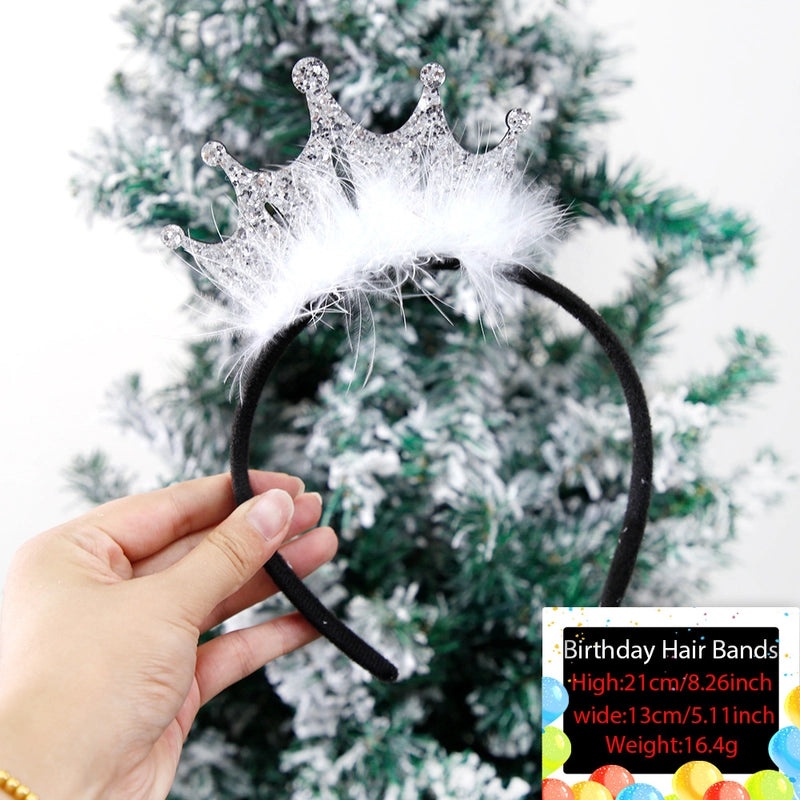 Birthday Party Hairband with Cute Classic Letter Design | Party Accessories