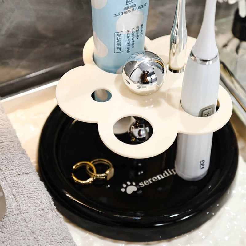 Light Luxury Ceramic Toothbrush Holder for Bathroom | Bathroom Accessories