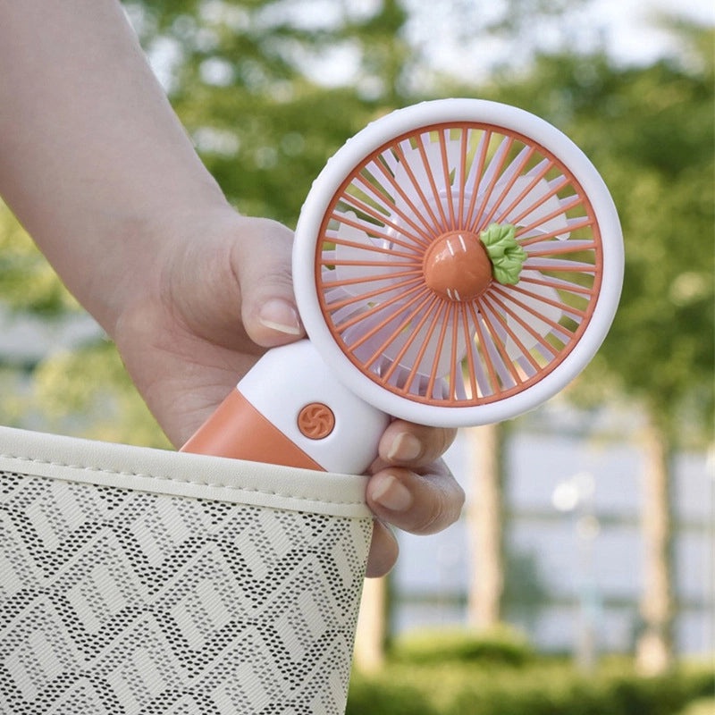 Mini Portable Solid Color Plastic Fan|Home & Garden Accessories