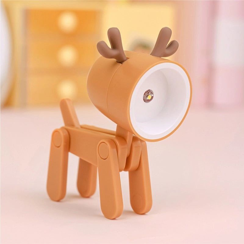 Cute Cartoon Deer Plastic Night Light for Indoor Use|Home Decor & Lighting