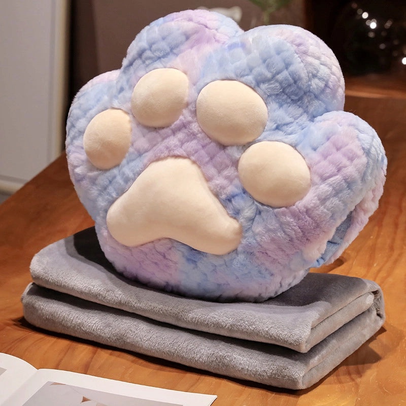 Cat Claw Car Pillow Quilt Multifunctional Office Nap Cushion Air Conditioning Blanket 3-in-1 Travel and Rest Pillow|Office & Travel Pillows