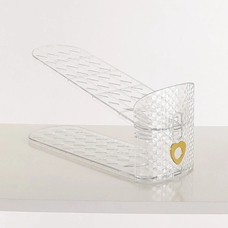 Light Luxury Double-layer Adjustable Shoe Rack | Home Storage Organizer