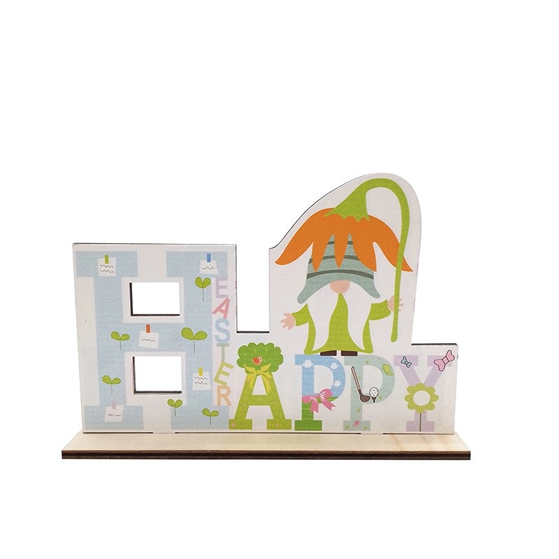 Easter Casual Elegant Wooden Letter Boxwood Table Decoration for Holiday Banquet Party 1 Piece|Home Decor