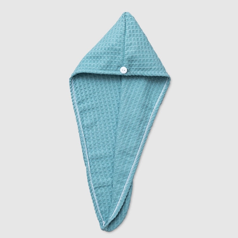 Coral Velvet Bamboo Charcoal Antibacterial Double-layer Hair Drying Towel Cap for Women | Hair Care Accessories