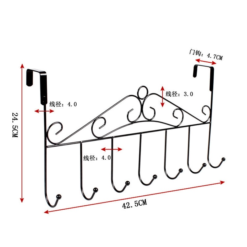 Adorable Cartoon Letter Carbon Steel Hook Single Piece|Home Decor Accessories