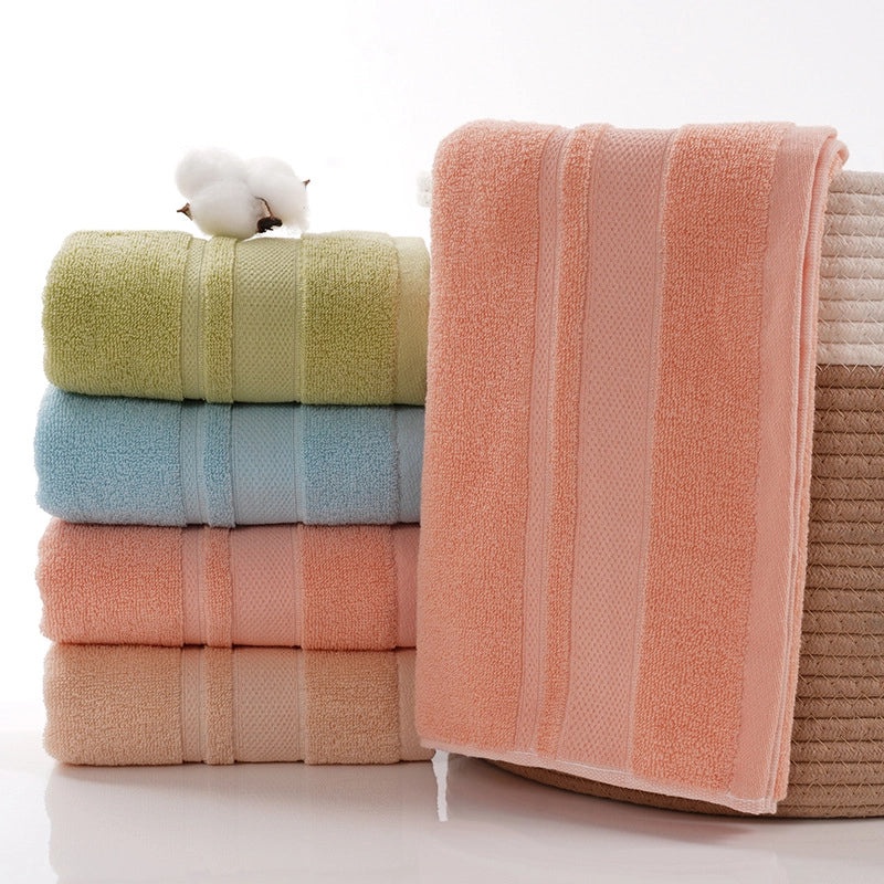 Absorbent Cotton Towel with Embroidered Logo for Household and Promotional Gifts|Home & Living - Towels & Linens