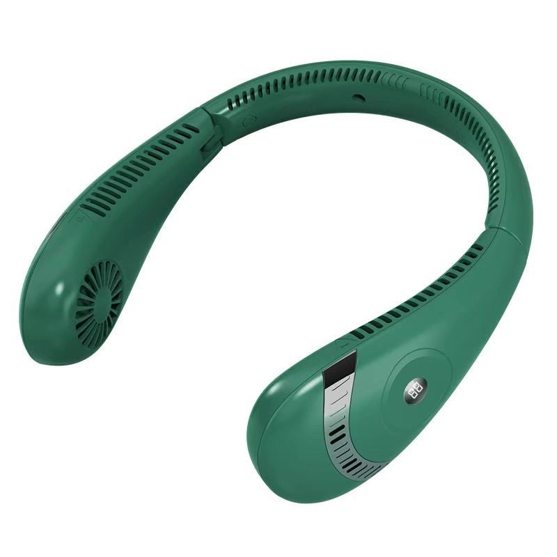 Portable Folding Neck Fan, Leadless Design, Large Wind Storage, Hands-Free Hanging Small Fan | Portable Fans