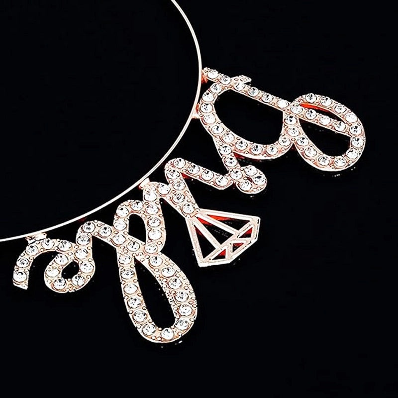 Minimalist Satin Letter Alloy Necklace | Jewelry Accessories