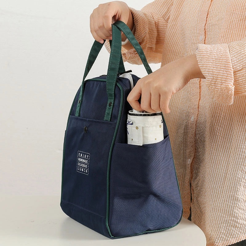 Insulated Waterproof Lunch Box Bag Aluminum Foil Thickened Lunchbag for Students and Office Workers|Lunch Bags & Coolers