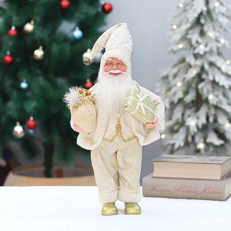 Christmas 18 Inch Santa Claus Doll Standing or Sitting Christmas Decoration Gift Ornaments|Holiday Decorations