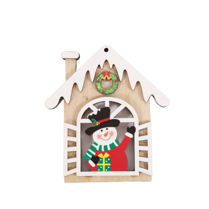 Christmas Minimalist Wood Boxwood Square Garden Home Decor Table Ornament|Home Decor