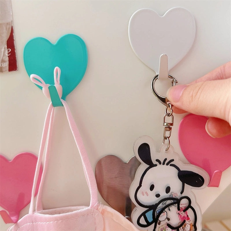Minimalist Pink Heart Hook | Home Decor Hooks