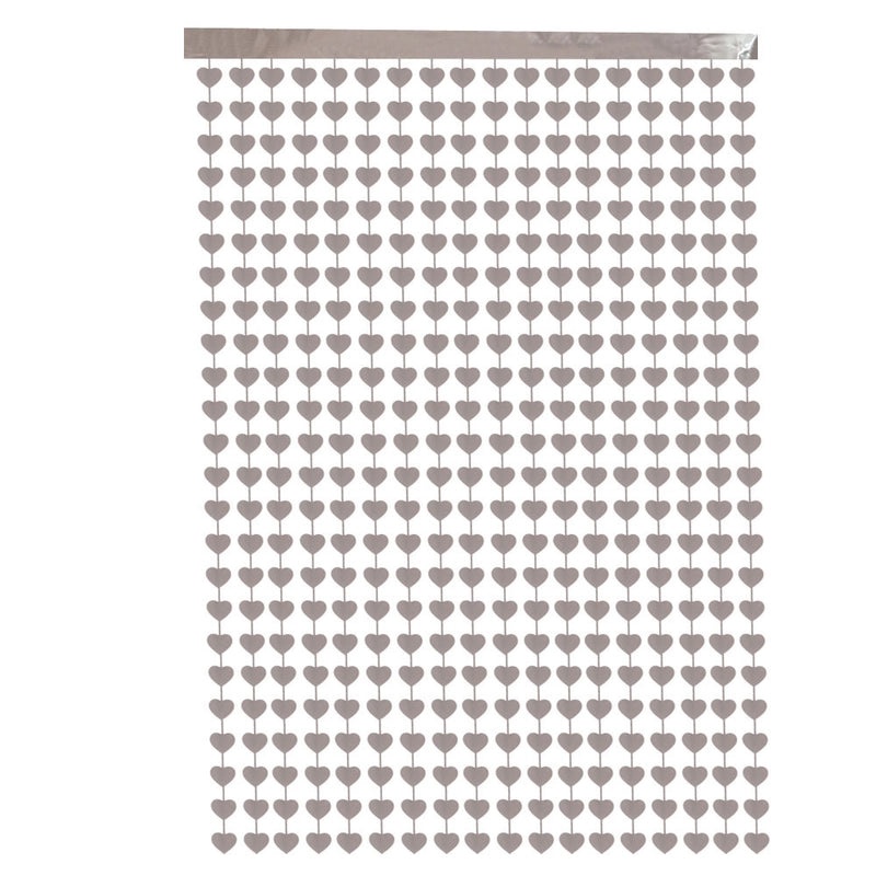 Minimalist Heart Shape Christmas Door Curtain for Indoor Outdoor Parties|Home Decor Curtains