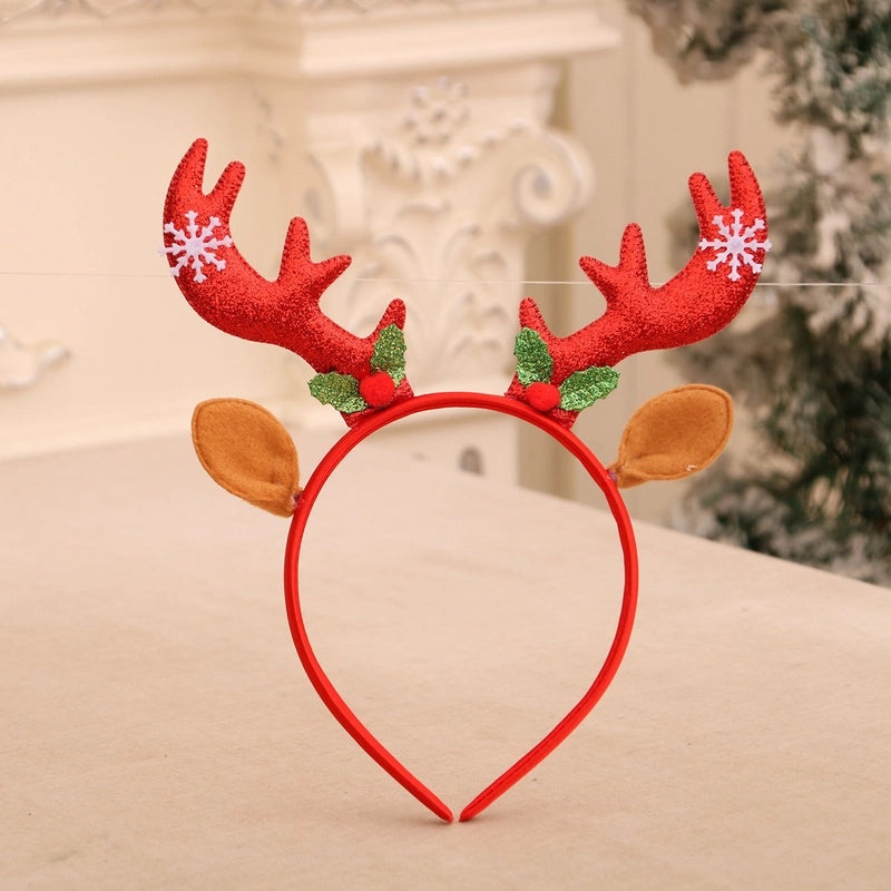 Christmas Snowman and Reindeer Antler Hair Bands Nonwoven Party Accessories|Festive Party Supplies