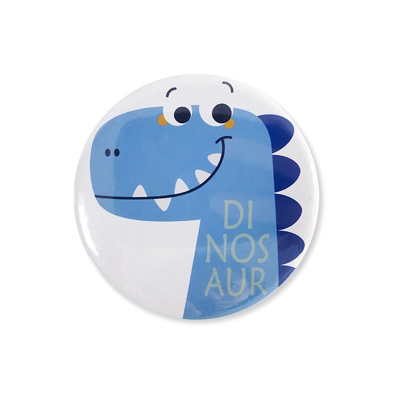 Adorable Alphabet Dinosaur Iron Pin 1 Piece||Brooches Pins