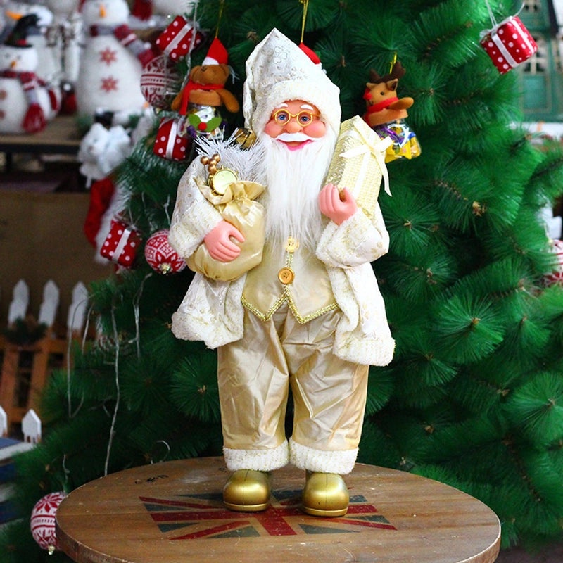 21 Inch 24 Inch Santa Claus Doll Christmas Decorations Standing Old Man Ornaments|Christmas Decorations