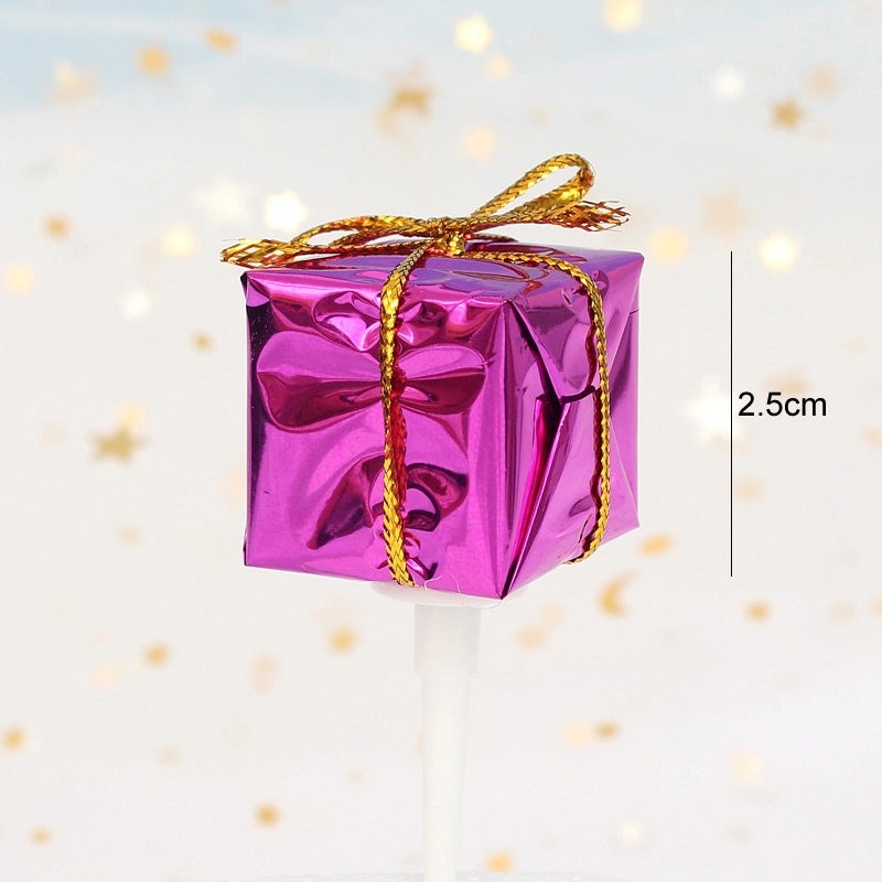 Christmas Cake Decoration Set Soft Glue Plug-in Christmas Tree Santa Snowman Reindeer Holiday Decor|Christmas Cake Decorations