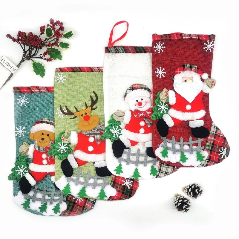 Festive Christmas Cartoon Modern Art Decorations|Holiday Home Decor