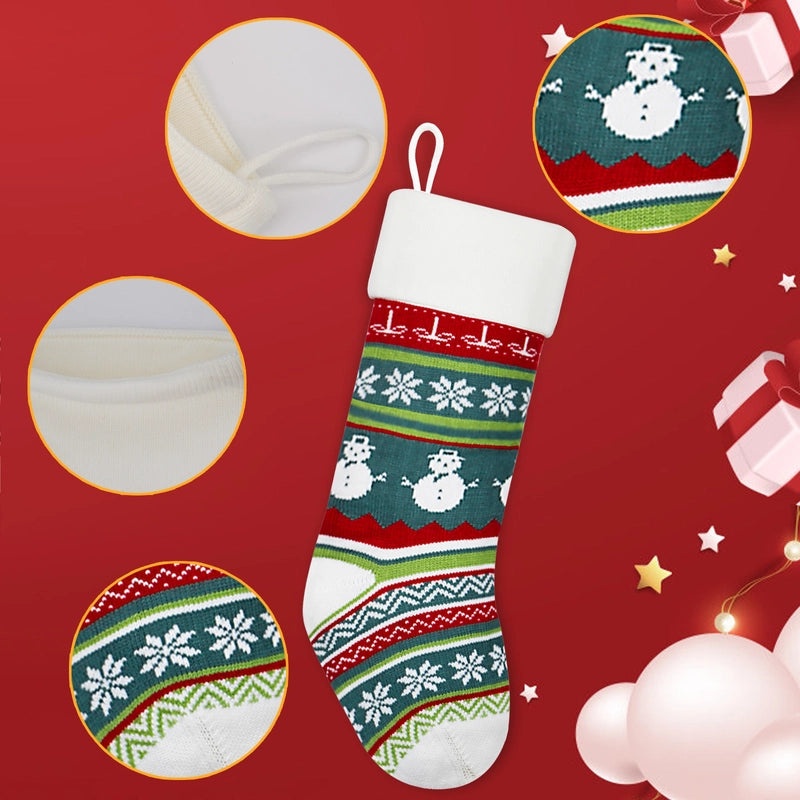 Minimalist Christmas Socks Hanging Ornaments | Holiday Decorations