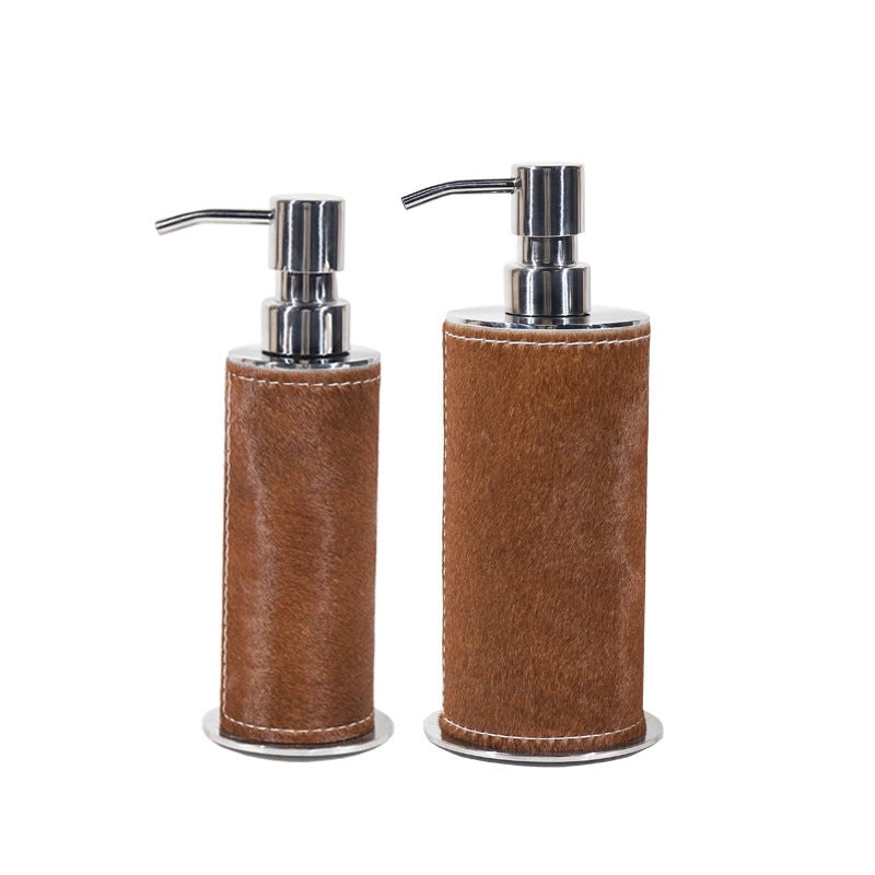 Stainless Steel Horse Hair Soap Dispenser for Hotel Villa | Bathroom Accessories
