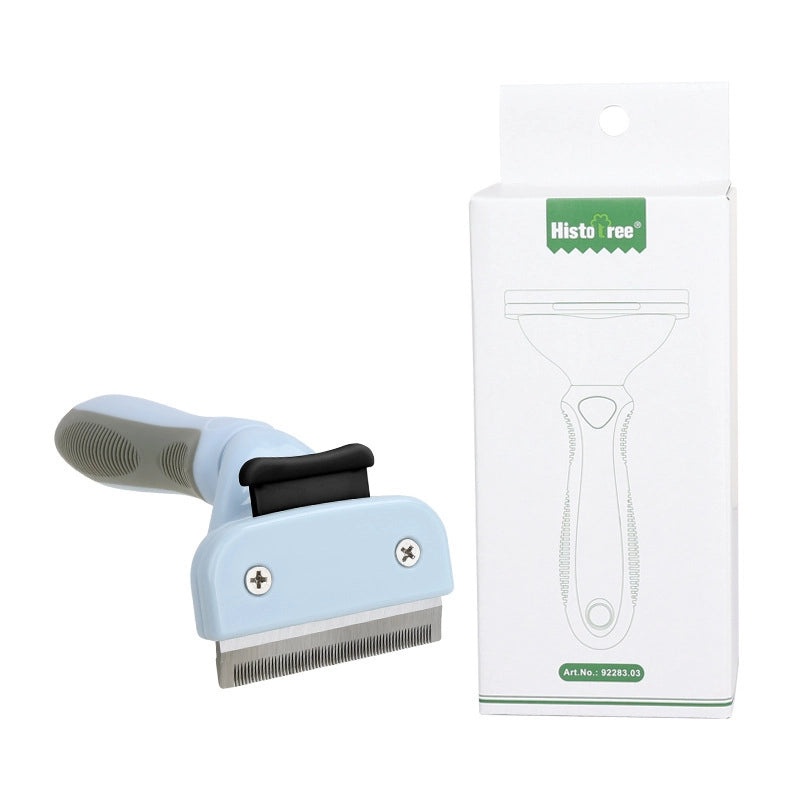 Pet Grooming Comb Dog Hair Detangling Knife One-Button Hair Removal Tool|Pet Grooming Supplies