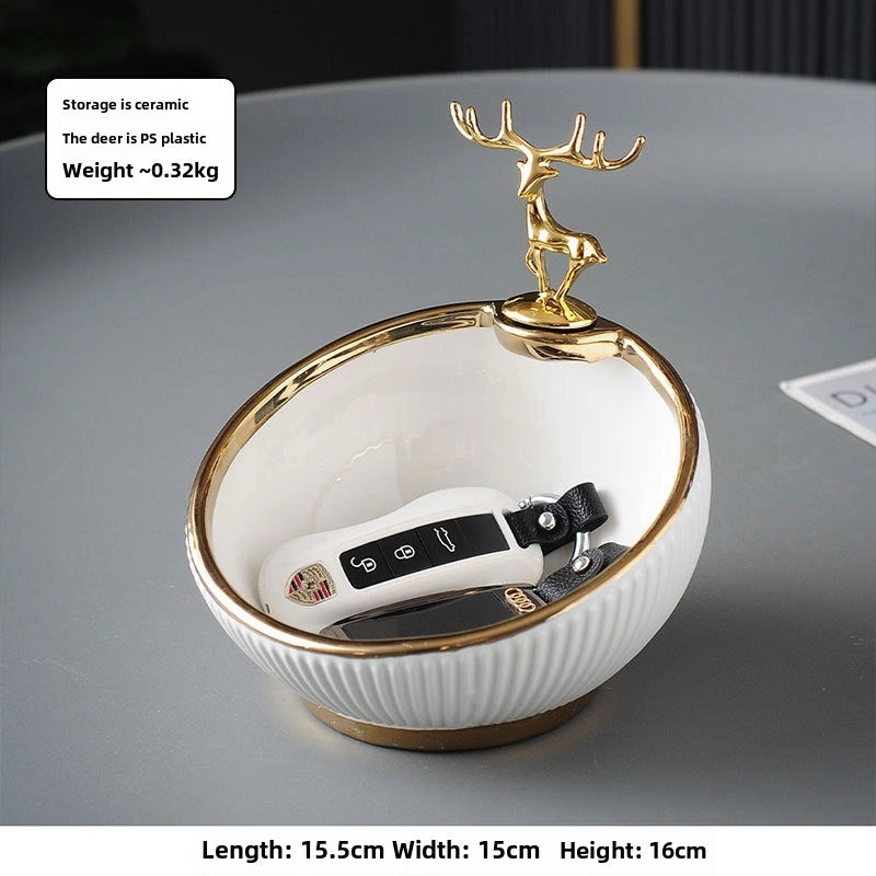 European Ceramic Soap Dish with Drainage | Bathroom Accessories