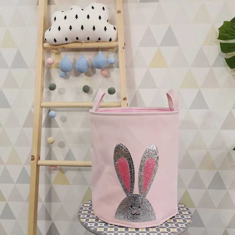 Dream Castle Round Double-Layer Thickened Laundry Basket for Toys and Storage Bag 1292|Home Storage & Organization