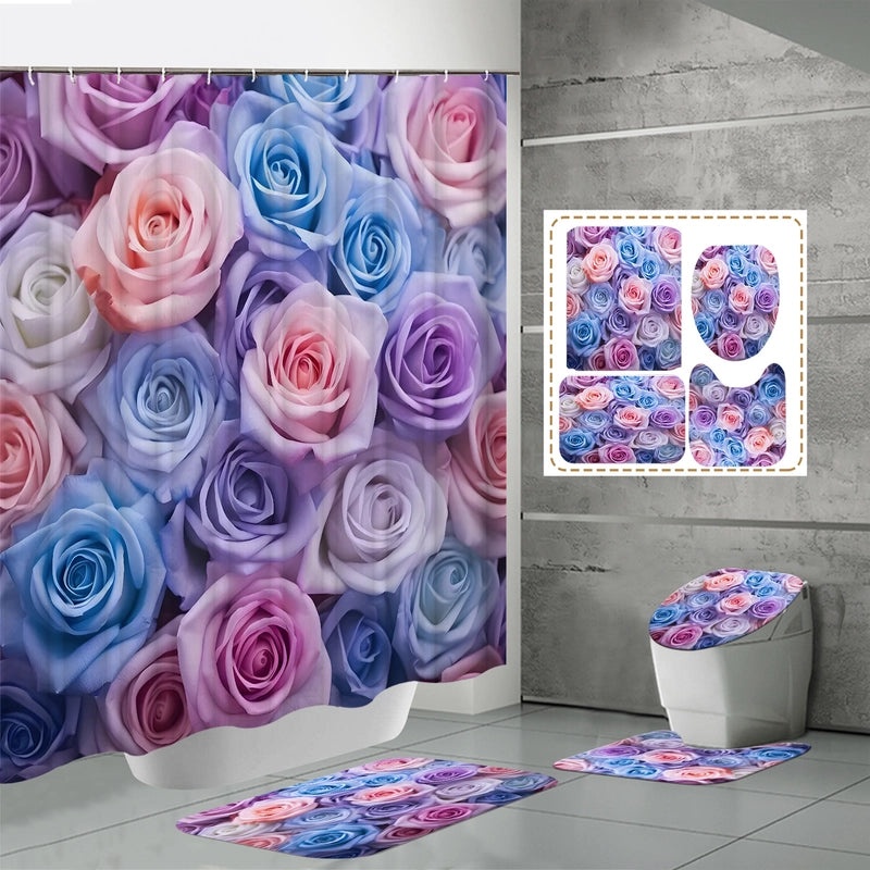 Floral Polyester Curtains for Casual Elegant Ladies | Home Decor Curtains & Drapes