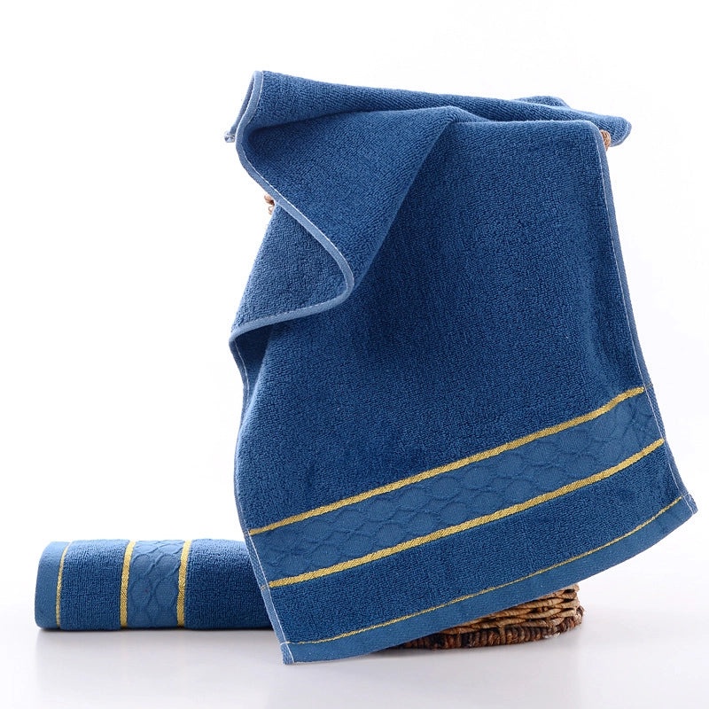 Absorbent Cotton Towel with Embroidered Logo for Household and Promotional Gifts|Home & Living - Towels & Linens