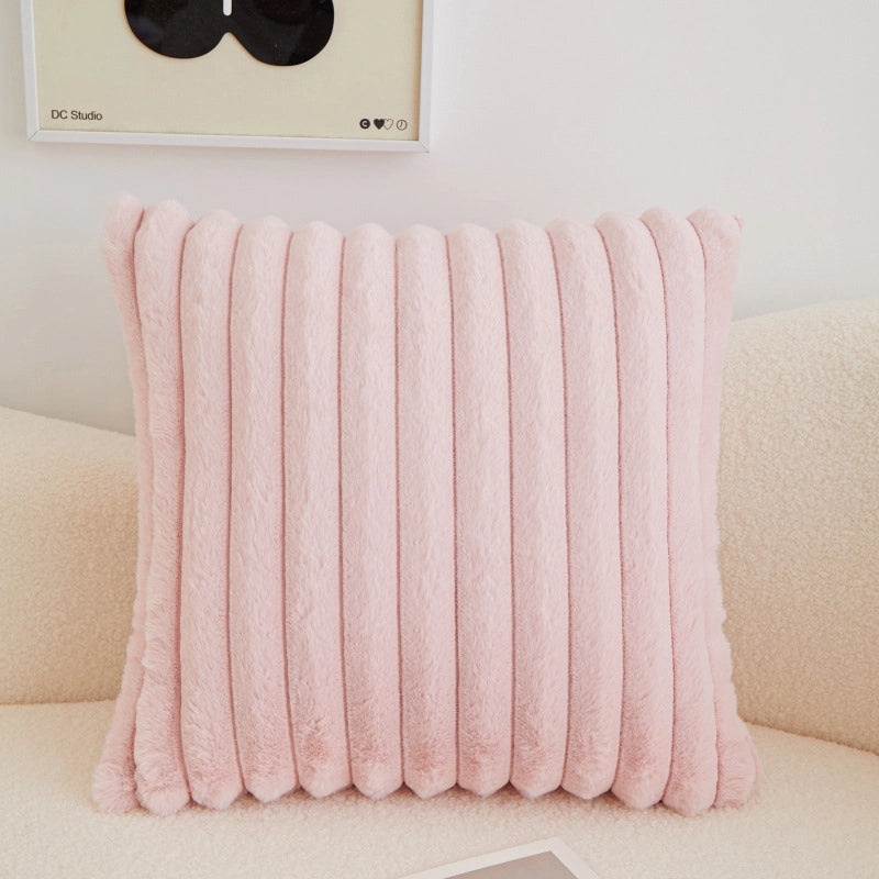 Cozy Minimalist Solid Color PP Cotton Plush Throw Pillow for Home Decor|Home Textile Accessories