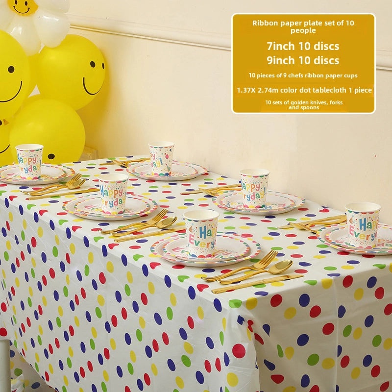 Kids Birthday Disposable Rectangular Tablecloth for Party Classroom Decoration|Party Supplies