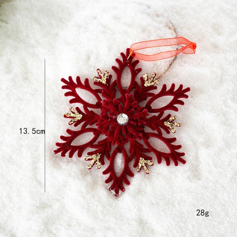 Christmas Minimalist Letter Snowflake Acrylic Holiday Party Home Hanging Ornaments Decorations|Holiday Decorations
