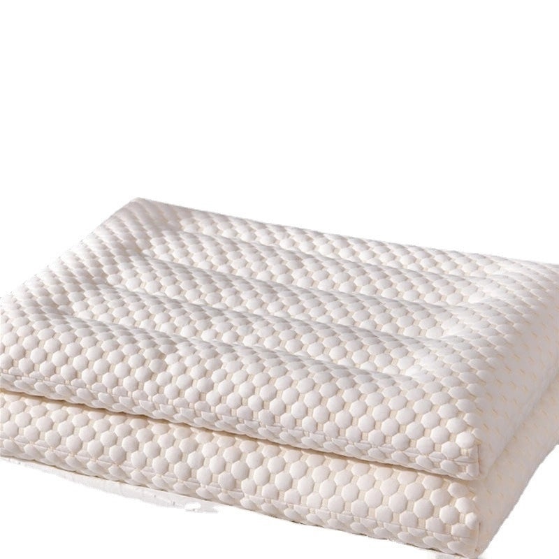 Water Cube Bean Pillow Pair | Cervical Support Low Pillow for Sleep Student Home Use | Soft Comfortable Pillow Core | Bedding Accessories