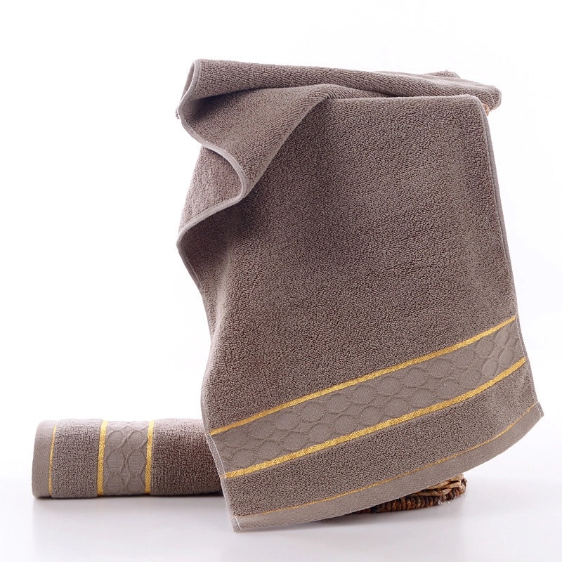 Absorbent Cotton Towel with Embroidered Logo for Household and Promotional Gifts|Home & Living - Towels & Linens