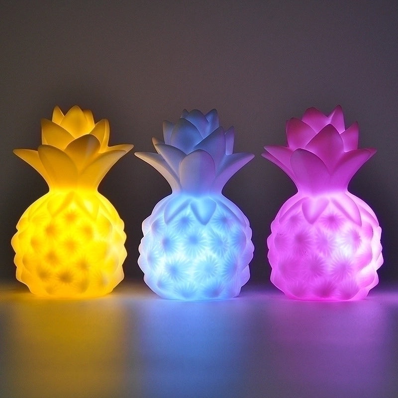 Adorable Pineapple LED Night Light for Indoor Use | Home Decor Lighting