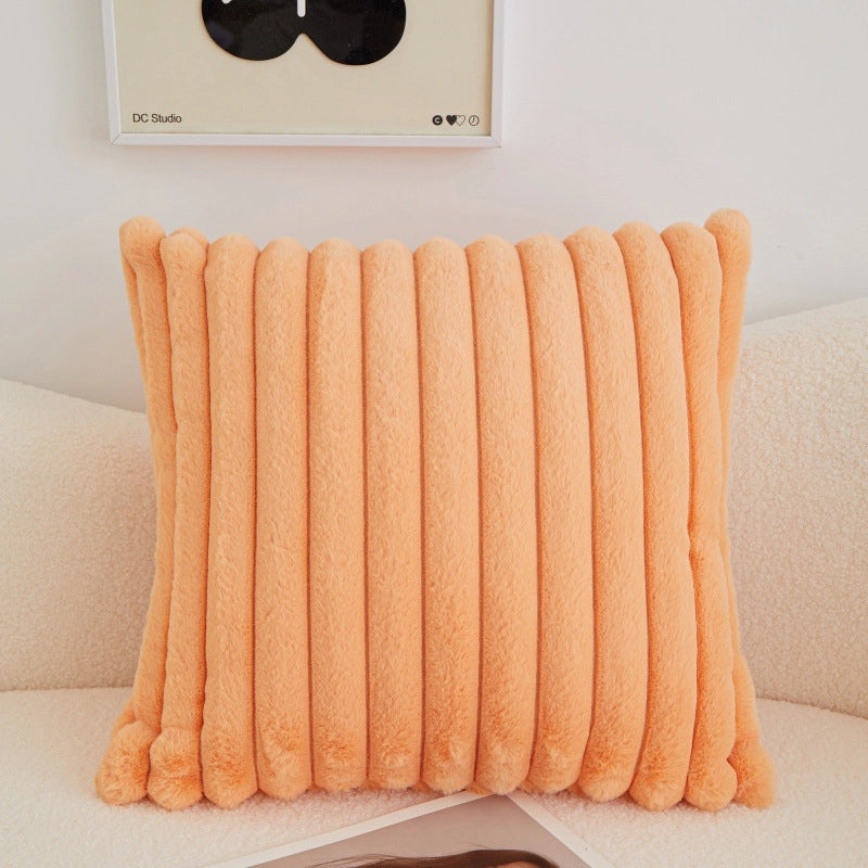 Cozy Minimalist Solid Color PP Cotton Plush Throw Pillow for Home Decor|Home Textile Accessories