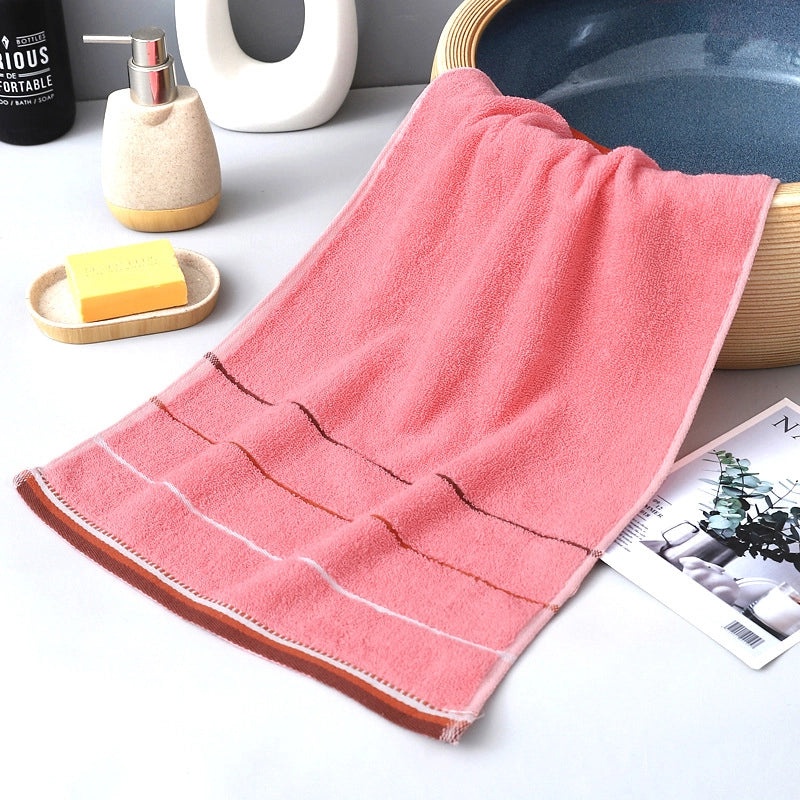 Thickened Cotton and Coral Fleece Face Towel Absorbent Soft Embroidered Logo Personalized Gift|Home & Living Towels