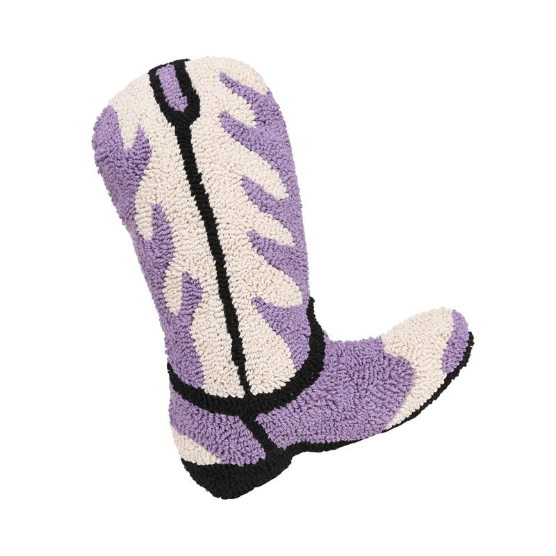 Cowboy Style Boot Decorative Cotton Pillow for Couch and Sofa | Home Decor Pillows