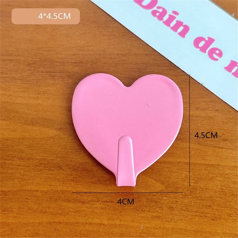 Minimalist Pink Heart Hook | Home Decor Hooks