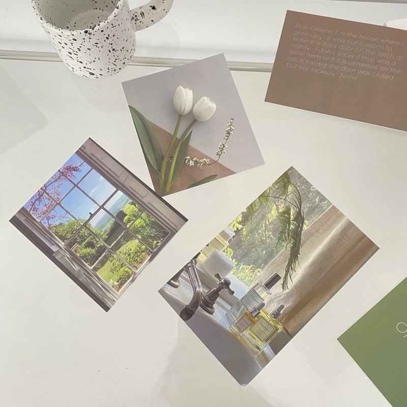 Minimalist Landscape Paper Card for Casual Home and Daily Use|Greeting Cards & Stationery