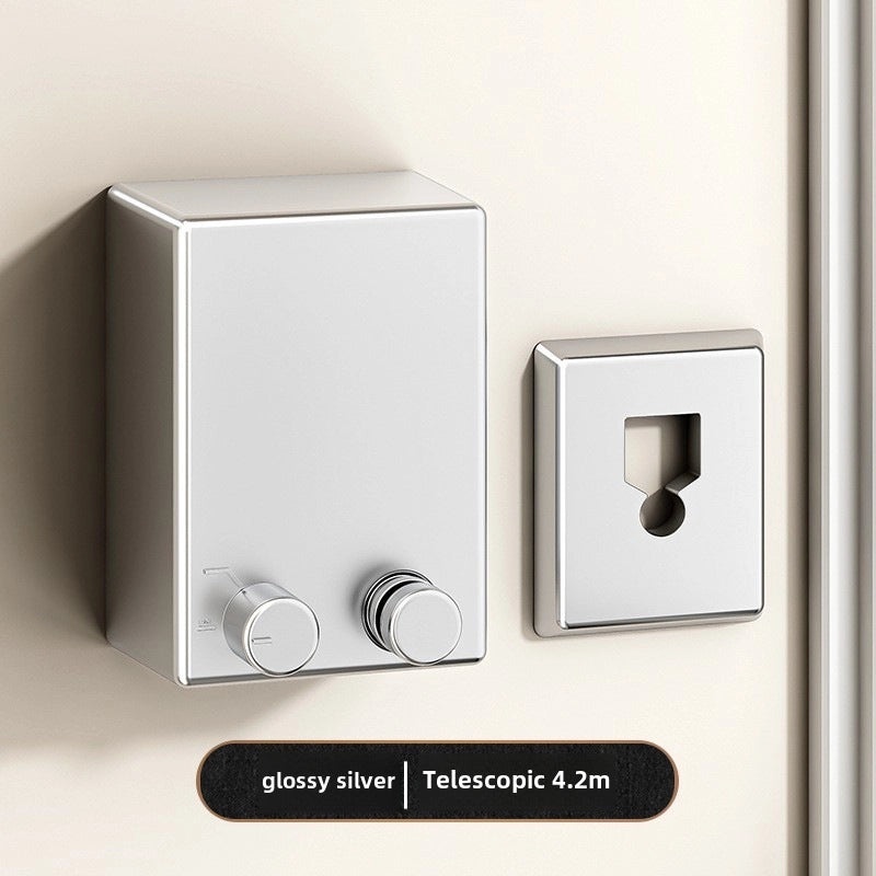 Retractable Indoor Invisible Clothesline Punch-Free Drying Rack for Balcony and Bathroom | Home & Garden Accessories