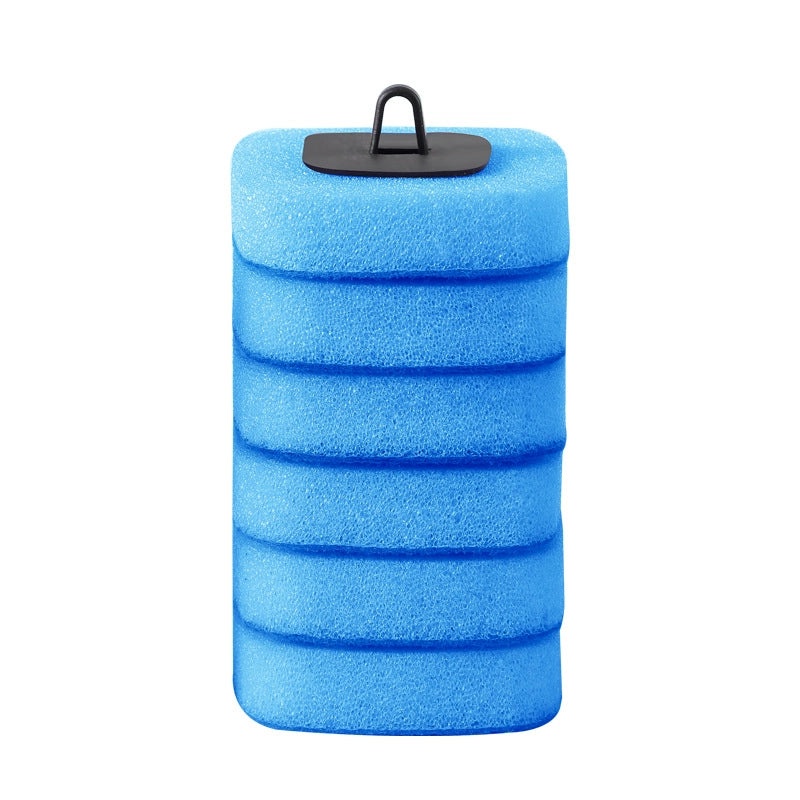 Disposable Wall-Mounted Toilet Brush with Deodorizing Sponge and Bottom Holder for Easy Cleaning|Home Cleaning Supplies