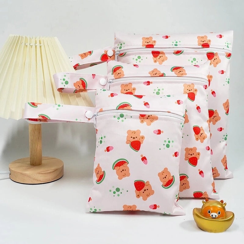 Stylish Minimalist Cartoon Polyester Storage Pouch for Casual Use|Home Storage & Organization Accessories