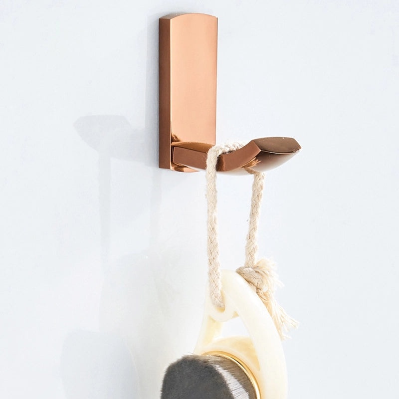 Rose Gold Copper Bathroom Wall Hook Small Pendant Towel Holder Simple Design|Bathroom Accessories